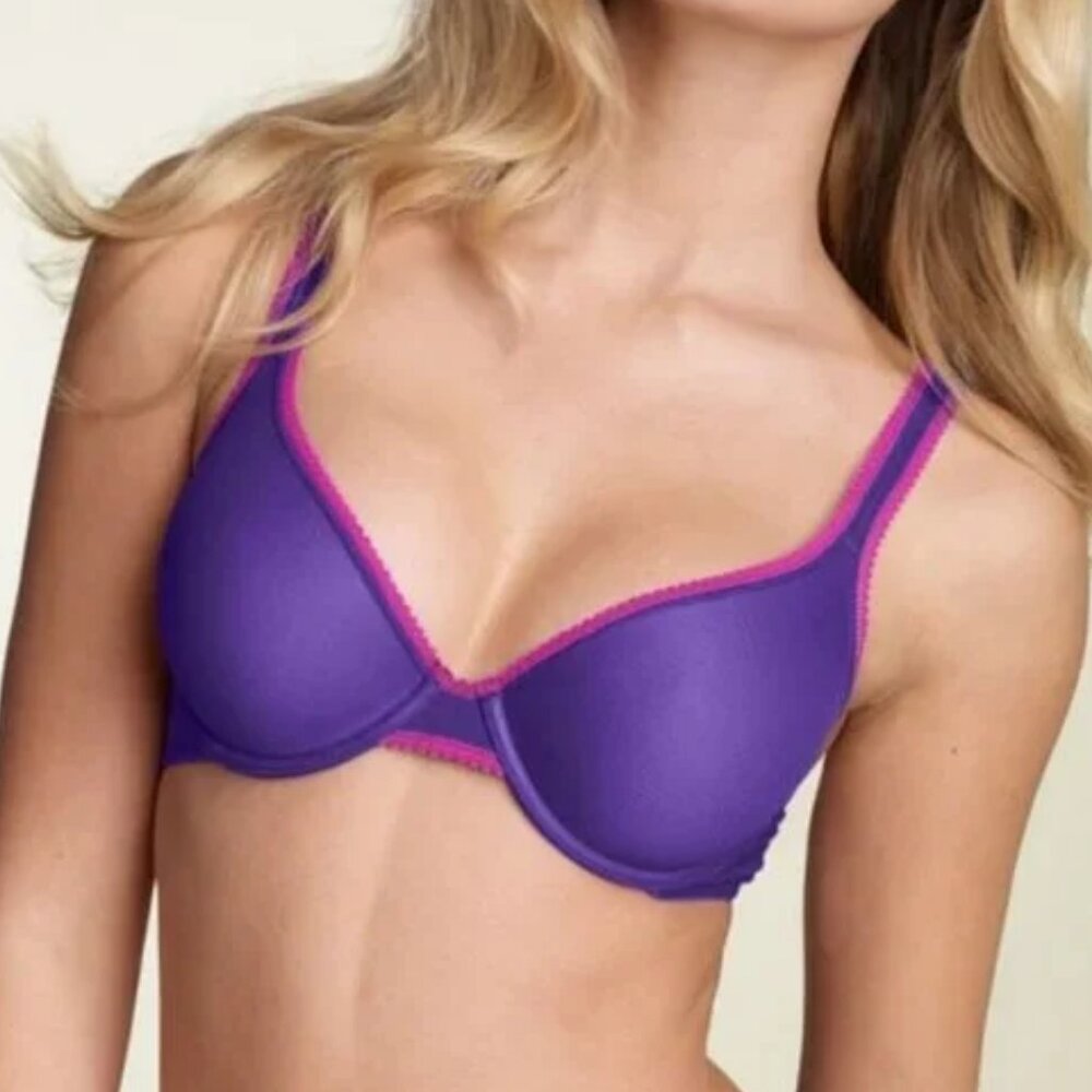 On Gossamer "Mesh Contour" underwire Bra